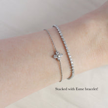 Load image into Gallery viewer, NEW* Kiara Tennis Bracelet (Stainless Steel - Silver)