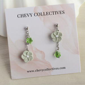 Wildflower Dangle (Asymmetric Sage)