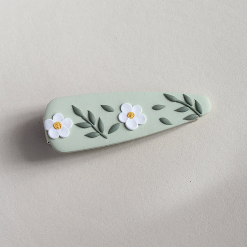 All Things Floral (Barrettes - Sage v2)