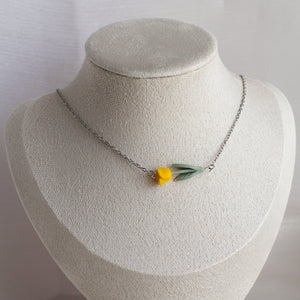 Tulips (Necklace - Yellow)