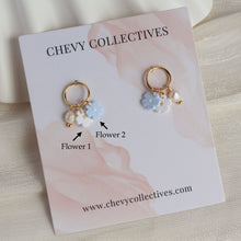 Load image into Gallery viewer, CUSTOM* Petite Fleur (2 Flowers &amp; 1 Pearl)