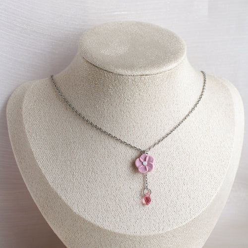 Wildflower Necklace (Pink)