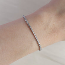 Load image into Gallery viewer, NEW* Kiara Tennis Bracelet (Stainless Steel - Silver)