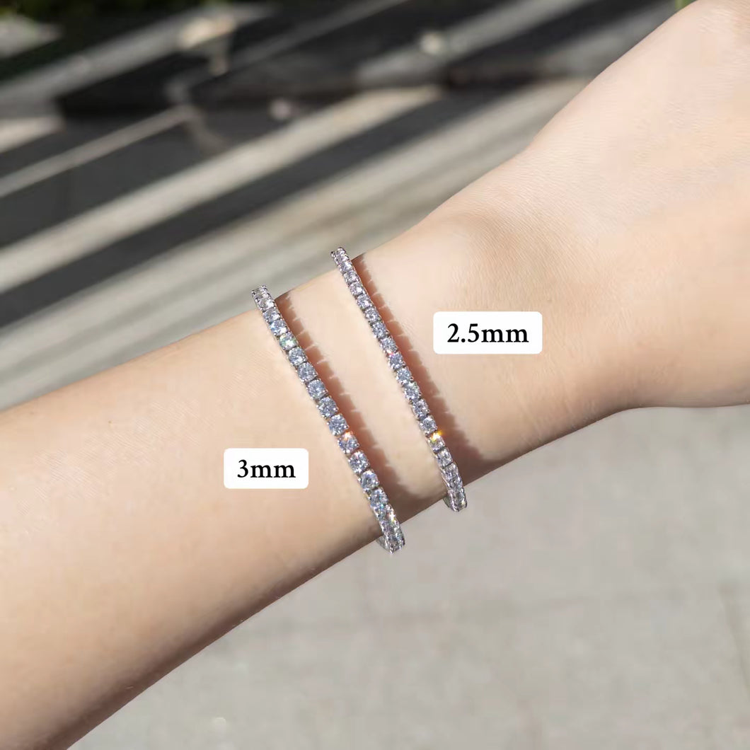 Tennis Bracelet (Stainless Steel)