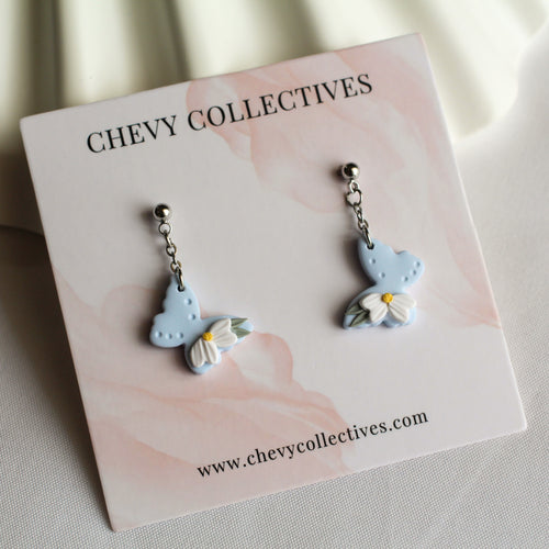 All Things Floral (Mini Butterfly - (Powder Blue)