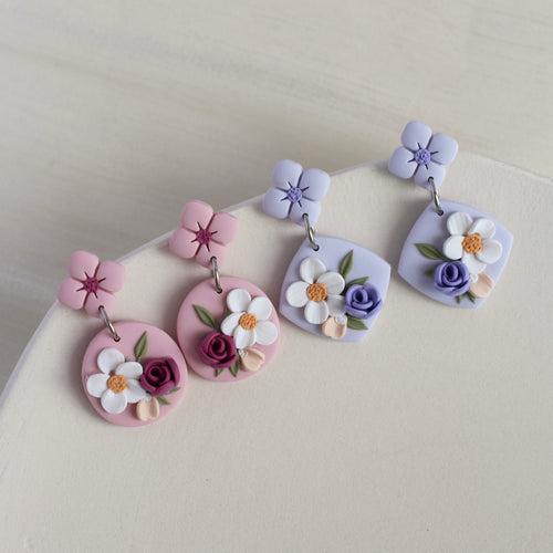 All Things Floral (Oval - Pink/Lilac)