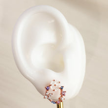 Load image into Gallery viewer, Faye Floral Studs (Rose Gold)