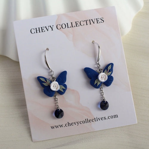 All Things Floral (Butterfly - Navy)