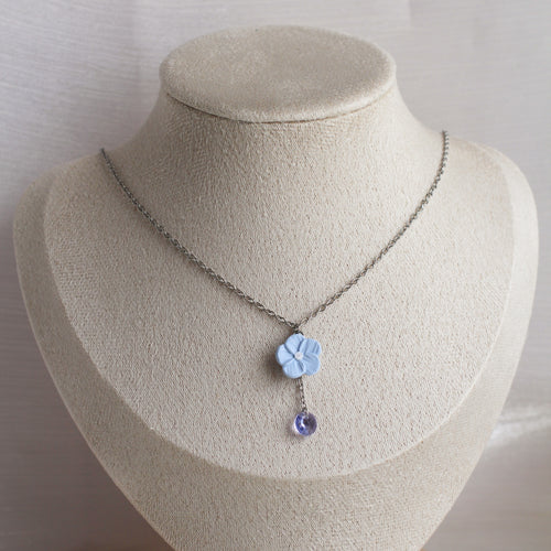 Wildflower Necklace (Blue)
