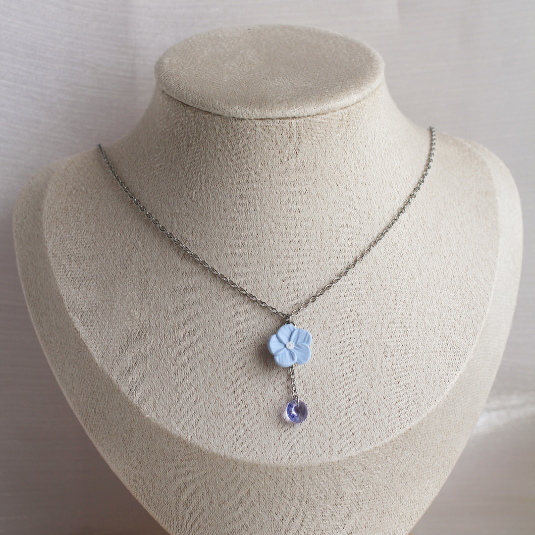 Wildflower Necklace (Blue)
