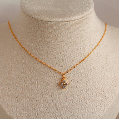 Kelynn Clover Necklace (Gold)