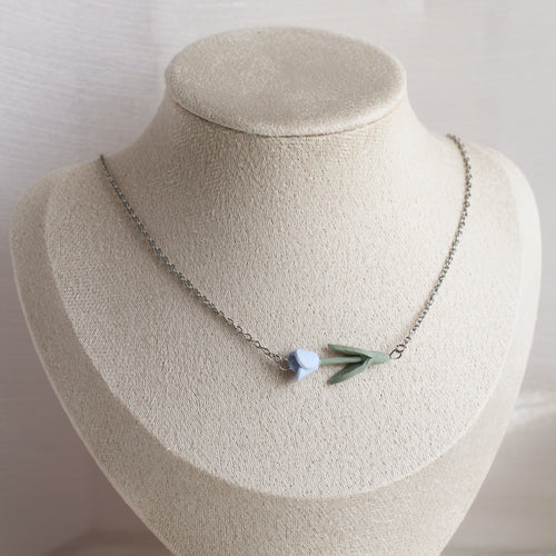 Tulips (Necklace - Blue)