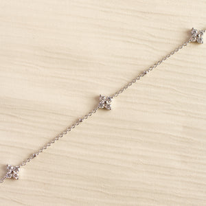 RESTOCKED* Kelynn Clover Bracelet (Silver)
