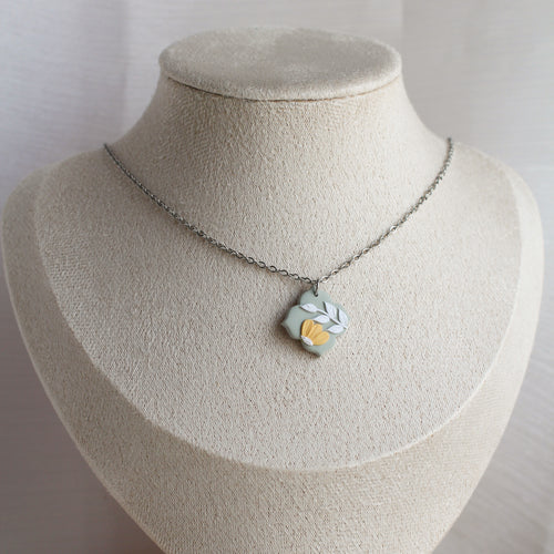 All Things Floral (Aztec Necklace - Sage)