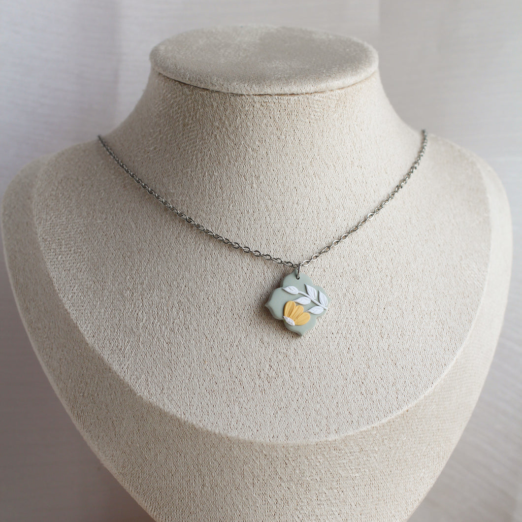 All Things Floral (Aztec Necklace - Sage)
