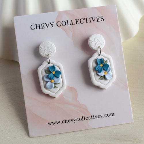 All Things Floral (Aztec - White)