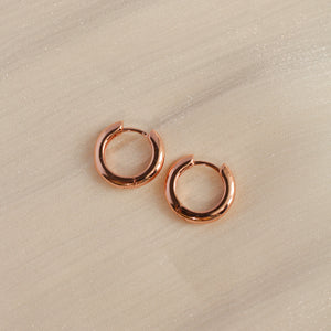 Berlin Statement Huggies (Rose Gold)