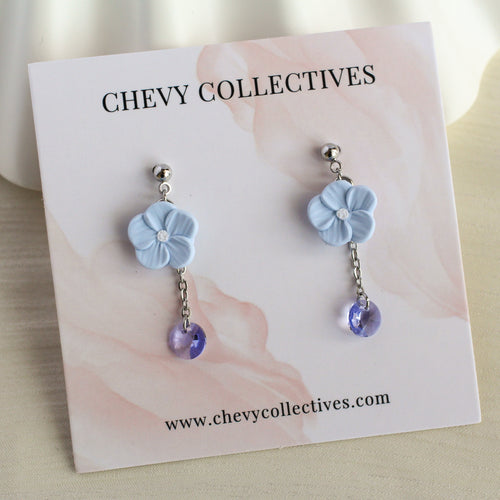 Wildflower Dangle (Powder Blue)