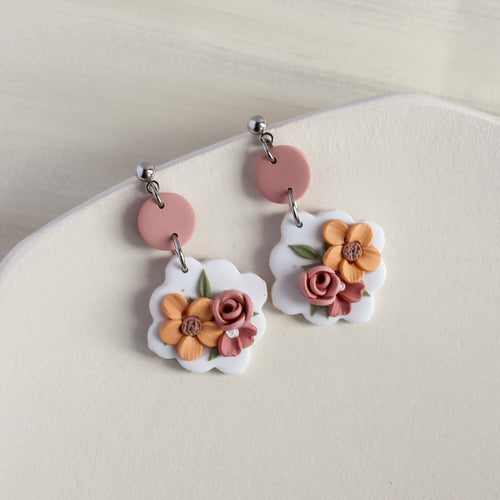 All Things Floral (Wide Tile - Peach)