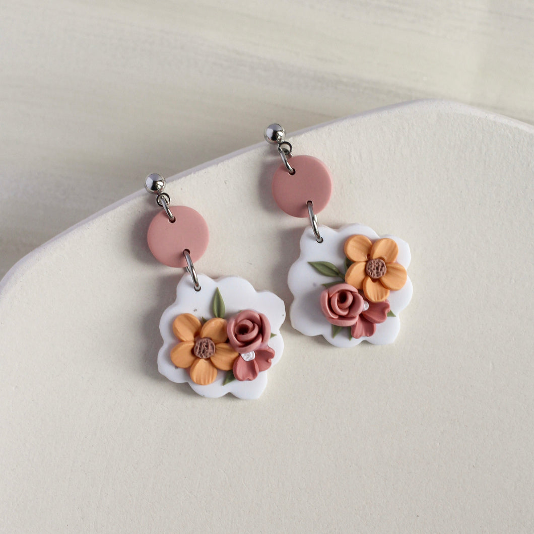 All Things Floral (Wide Tile - Peach)