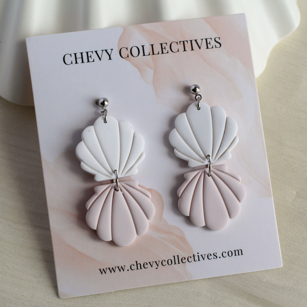 Seashell (Duo - White, Taupe)