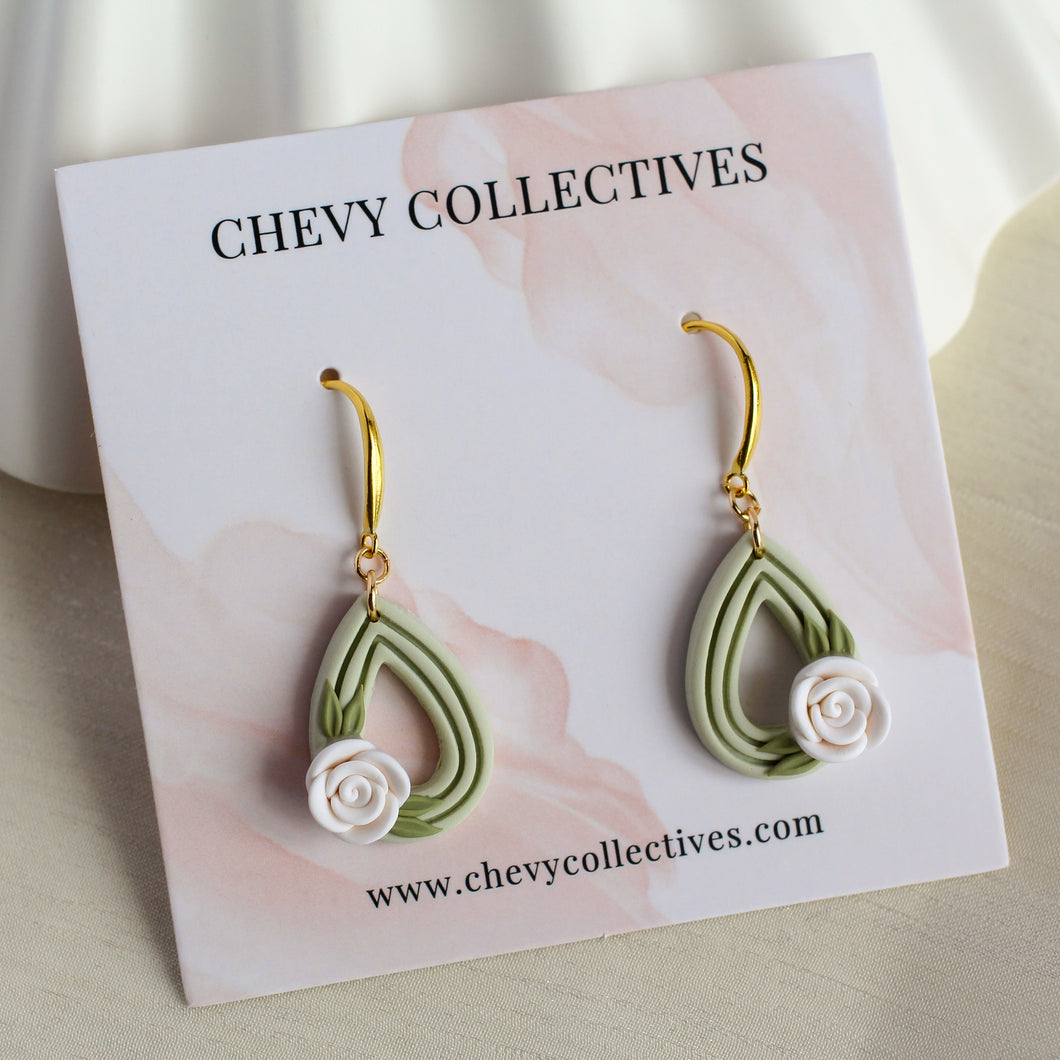 All Things Floral (Teardrop - Sage)