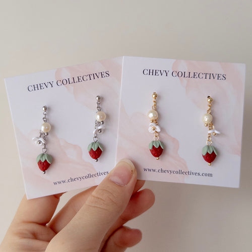 Fruits (Mini Strawberry - Gold/Silver)