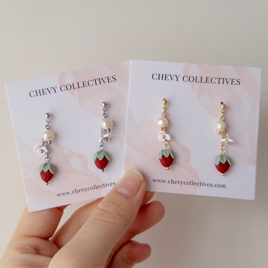 Fruits (Mini Strawberry - Gold/Silver)