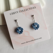 Load image into Gallery viewer, Daisy Earrings (Blue)