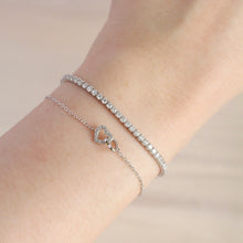 Load image into Gallery viewer, RESTOCKED* Kei Tennis Bracelet (Silver)