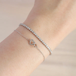 RESTOCKED* Kei Tennis Bracelet (Silver)