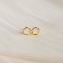 Load image into Gallery viewer, Kira Mother of Pearl Studs (Gold)