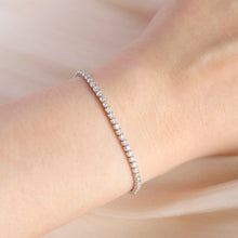 Load image into Gallery viewer, RESTOCKED* Kei Tennis Bracelet (Silver)