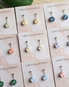 Daisy Earrings (Blue)