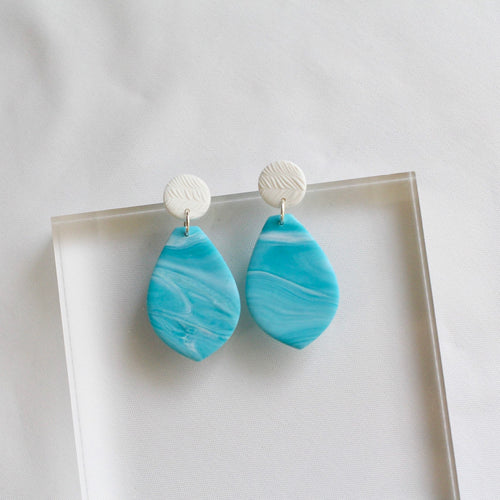 Turquoise Marble (Wide Petal)